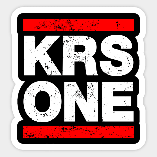 KRS One Sticker by The Lisa Arts